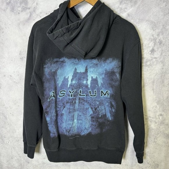 Disturbed Asylum Band Hoodie Adult Small Black Big Print Rock Sweatshirt 2010 - Picture 2 of 15